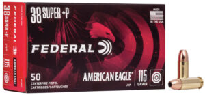 AmerEagle 38 Super 115gr JHP 50rd