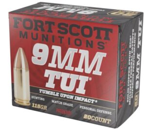 9mm SCS TUI 115gr 20/Bx