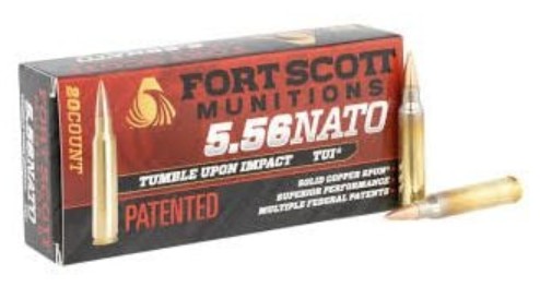 5.56X45mm SCS TUI 55gr 20/Bx