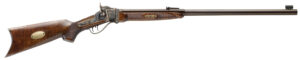 Davide Pedersoli 010S769457 1874 Old West 45-70 Gov 1rd 30" Blued Barrel, Color Case Hardened Steel Receiver, Walnut Wood Stock, Right Hand