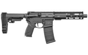 Smith & Wesson 13320 M&P15 223 Rem,5.56 NATO 7.50" 30+1 Matte Black Black Armornite Adjustable Arm Brace Stock Black Interchangeable Palmswell Grip Right Hand