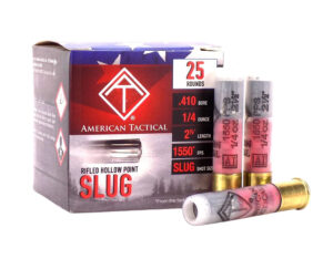 ATI ATIAC410R Shotshell  410Gauge 2.50" 1/2oz Slug Shot 25 Per Box/10 Case