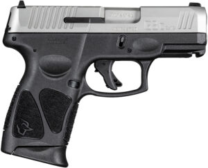 Taurus 1G3C9392X10 G3C Compact Frame 9mm Luger 10+1 3.26" Matte Stainless Steel Barrel, Matte Serrated Stainless Steel Slide, Black Polymer Frame w/Picatinny Rail, Black Polymer Grip, Right Hand
