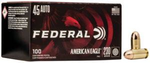 AmerEagle 45 Auto 230gr FMJ 100rd