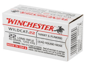 Winchester Ammo USA22LR USA Wildcat 22LR 40gr Lead Round Nose 5000rds *Sold by the case