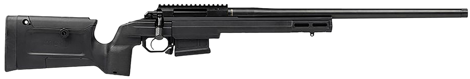 Aero Precision APBR01030002 SOLUS Bravo 6.5 Creedmoor 5+1 22" Threaded Sendero Profile, Black, Fully Adjustable KRG Bravo Chassis, Single Stage Trigger, Scope Mount
