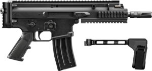 FN 38101884 SCAR 15P 5.56x45mm 10+1 7.50" Black Black Anodized Picatinny Rail Aluminum Receiver SB Tactical Brace