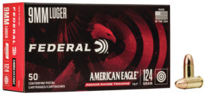 AmerEagle 9mm 124gr TMJ 50rd
