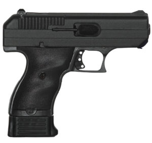 9mm 3.5" Blk As Poly w/Leather Holster /