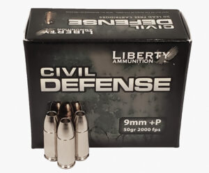 Civil Defense 9mm+P 50gr HP 20BX
