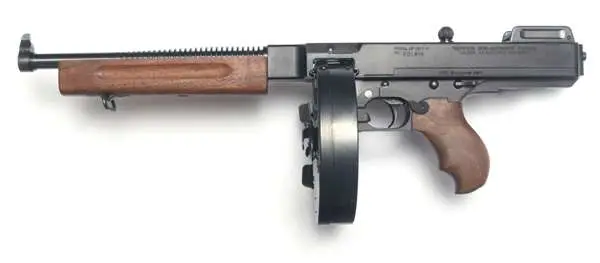 THOMPSON 1927A-1 DELUXE 45ACP PSTL 100RD DRM