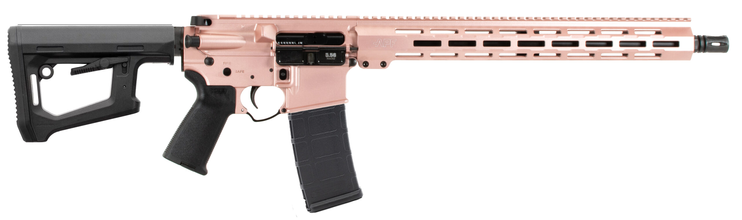APF 5.56 NATO FURY 16 ROSE GOLD MLOK