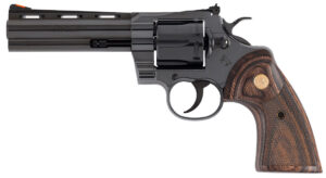CLT PYTHON 357MAG 5 BLUED WOOD GOLD GRIP