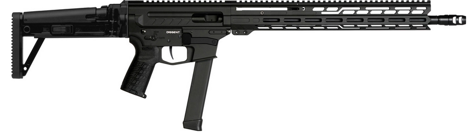 CMMG DISSENT MKGS 9MM 16.1 ARMOR BLK