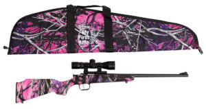 KSA MUDDY GIRL BLUE 22LR PKG W/BASE SCOPE CASE