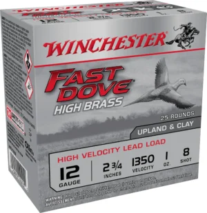 WINCHESTER 12G 2-3/4" #8 FAST DOVE HB 25RD/250RD