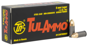 TULAMMO 9MM 115GR FMJ 50RD BOX