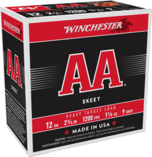WINCHESTER AA HVY TRGT 12GA 23/4 #9 1-1/8OZ 25RDS
