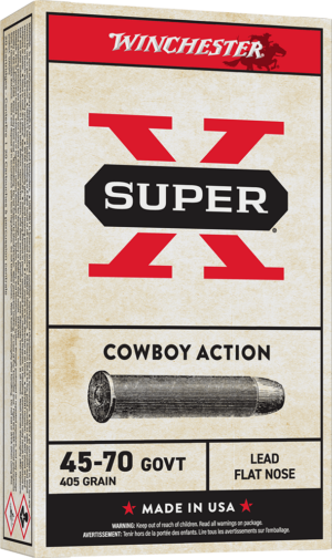 WINCHESTER SUPER X COWBOY 45-70GVT 405GR LFN 20RD BX 200RD CS