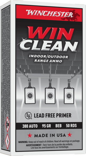 WINCHESTER SUPER X WINCLEAN TRGT 380ACP 95G FMJ 50RD BX 500RD CASE