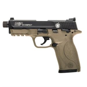 M&P22 COMPACT 22 LR 3.3â THREADED BBL (2)10RD MAGS FDE