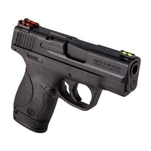 M&P9 SHIELD 9MM LUGER 3.1â BBL HI-VIZ (1)7RD & (1)8RD BLACK