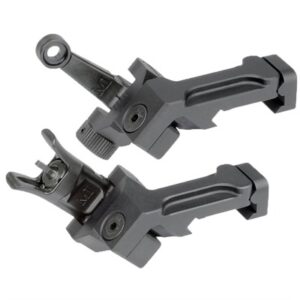 AR-15 COMBAT RIFLE OFFSET SIGHT SET BLACK