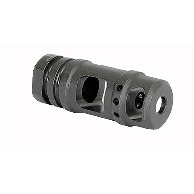 AR-15 TWO CHAMBER MUZZLE BRAKE BLACK 1/2-28