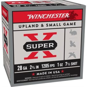 SUPER-X 28 GAUGE 2-3/4'' 1OZ #7.5 SHOT 25/BOX