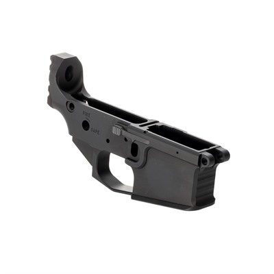 BRN-180M BILLET STRIPPED LOWER RECEIVER, AMBIDEXTROUS, BLACK