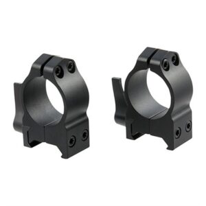 1'' MEDIUM (0.375'') QD RINGS BLACK