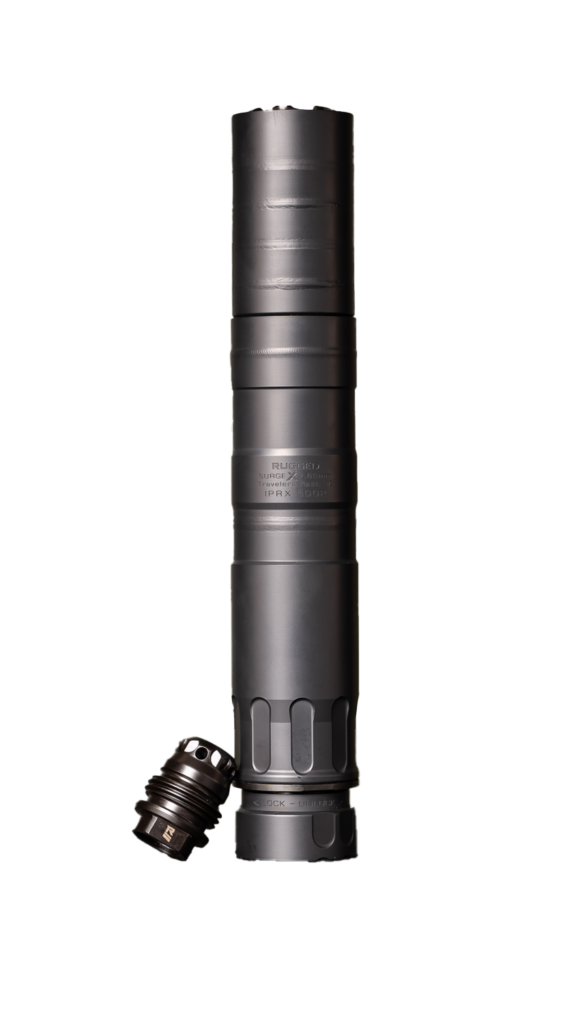 RUGGED SUPPRESSORS SURGEX 7.62 SILENCER BLACK