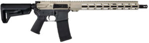 Shark Coast Tactical 300-055-1000-20 Badger 5.56 NATO 30+1 16" Black Nitride Threaded Barrel, Gray & Tan Cerakote Picatinny Rail Aluminum Receiver, Magpul SL-K Black Polymer Stock, Black Polymer Grip