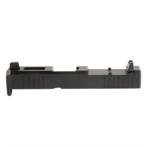 1L TALL BLACK SIGHT SET SERRATED .220''F/.295''R FOR GLOCK