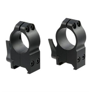 1'' EXTRA HIGH (0.65'') QD RINGS BLACK