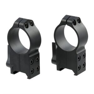 30MM ULTRA HIGH (0.85'') QD RINGS BLACK
