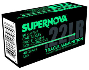 Supernova PMSN22LRG Green Tracer Non-Corrosive 22LR 40gr Lead Round Nose 50 Per Box/100 Case
