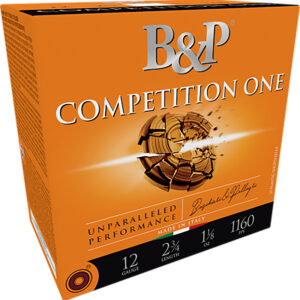 B&p Ammunition 12B32CP8 Competition One  12Gauge 2.75" 1 1/8oz 8Shot 25 Per Box/10 Case
