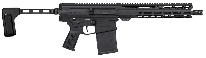 CMMG DISSENT MK3 BRACED 308WIN 12.5 ARMOR BLACK
