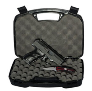 9mm 3.5" Black As-Po lymer HardCase&Knife