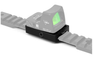 Warne, Red Dot Riser, Low Pro Reflex Mount, Fits Picatinny, Aluminum Construction, Anodized Finish, Black