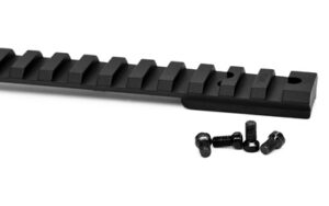 Warne, Vapor, 1 Piece Base, 20 MOA, Fits Howa 1500 Long Action/Weatherby Vanguard Long Action, Matte Finish, Black