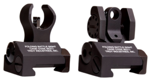 Troy Ind SSIGIARSTBT00 Tritium Micro BattleSight Set HK Front & Round Rear Blac