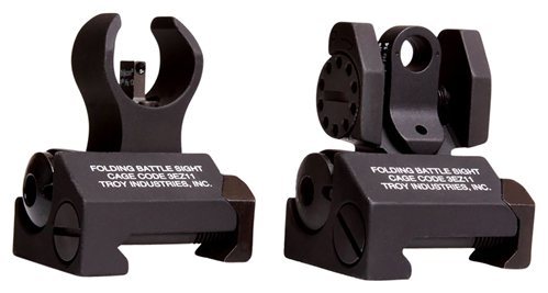 Troy Ind SSIGIARSTBT00 Tritium Micro BattleSight Set HK Front & Round Rear Blac