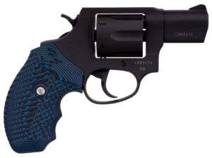 Taurus 2-856021MVZ16 856 Small 38 Special +P 6 Shot 2" Matte Black Carbon Steel Barrel, Cylinder & Frame, Blue VZ Cyclone Grip, Transfer Bar Safety, Exposed Hammer