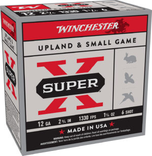 Winchester Ammo X126 Super X Game Load High Brass 12Gauge 2.75" 1 1/4oz 6Shot 25 Per Box/10 Case