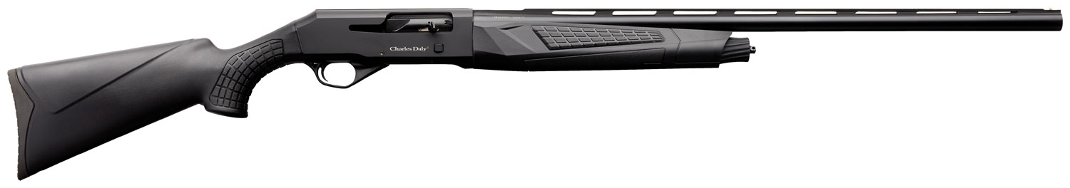 Charles Daly 930204 601 12 Gauge 4+1 3" 28" Vent Rib Blued Barrel, Black Anodized Aluminum Receiver, Black Synthetic Stock, Includes 5 Choke Tubes