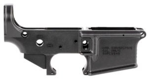 Grey Ghost Precision GGPC Cornerstone Lower Receiver Multi-Caliber, 7075-T6 Aluminum w/Black Anodized Finish, Nylon Tipped Tensioning Screw, Flared Mag Well