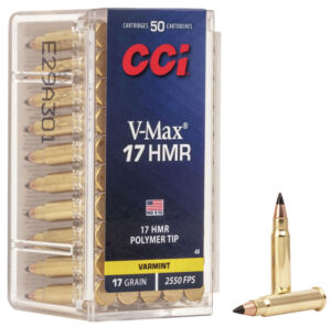 CCI 0049 VMAX  17HMR 17 gr Hornady V-Max 50 Per Box/40 Case
