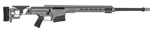 Barrett 18492 MRAD 308 Win 22" 10+1 Gray Rec/Handgaurd Gray Folding w/Adjustable LOP Stock Black Polymer Grip Right Hand